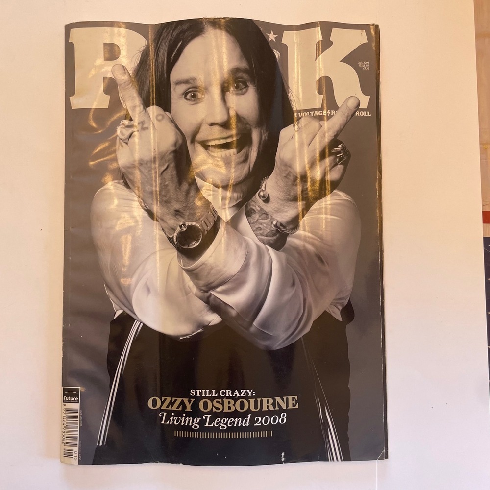 Classic Rock Magazine Jan 2009 Issue 127 Ozzy Osbourne Cover Jeff Beck MC5